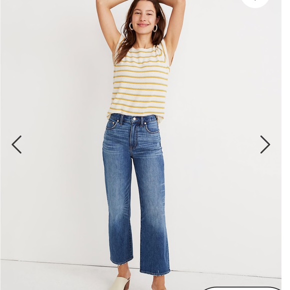 Madewell Denim - Madewell slim wide leg crop jeans Madewell Denim - Madewell slim wide leg crop jeans